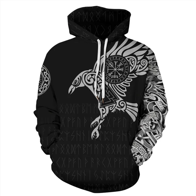 thumbnail image 1 of Sudadera con capucha para hombre, estilo indio, bohemio, europeo y americano, con estampado 3D, de gran tamaño, que combina con todo, 1 of 5