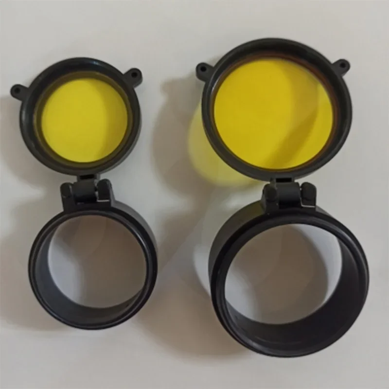 Rifle scope lens cover Rifle scope protector Hunting Scope Lens Cover Quick Flip Opened Matte Lens Protective Cover for 30 69mm Caliber Binoculars and Sight Protector