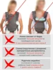 Newborn infants and young children carry a multi-functional front hugging device for children to go out and hold their babies. 5