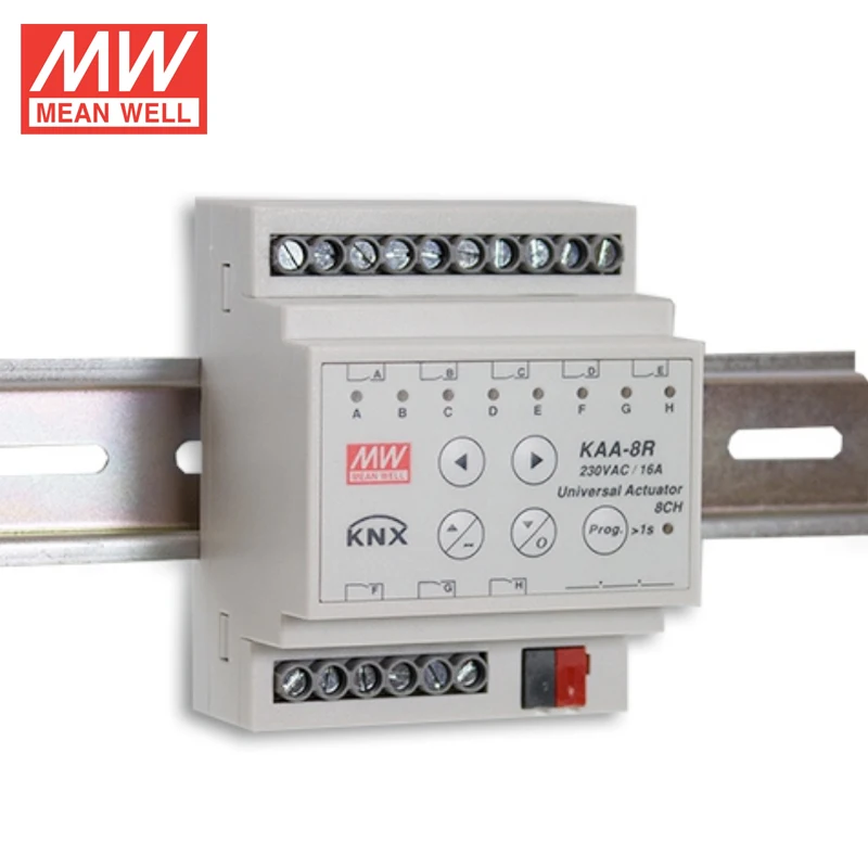 

Mean Well KNX Switch Actuators KAA-8R-16 Meanwell Switching Power Supply 16A Automation Control