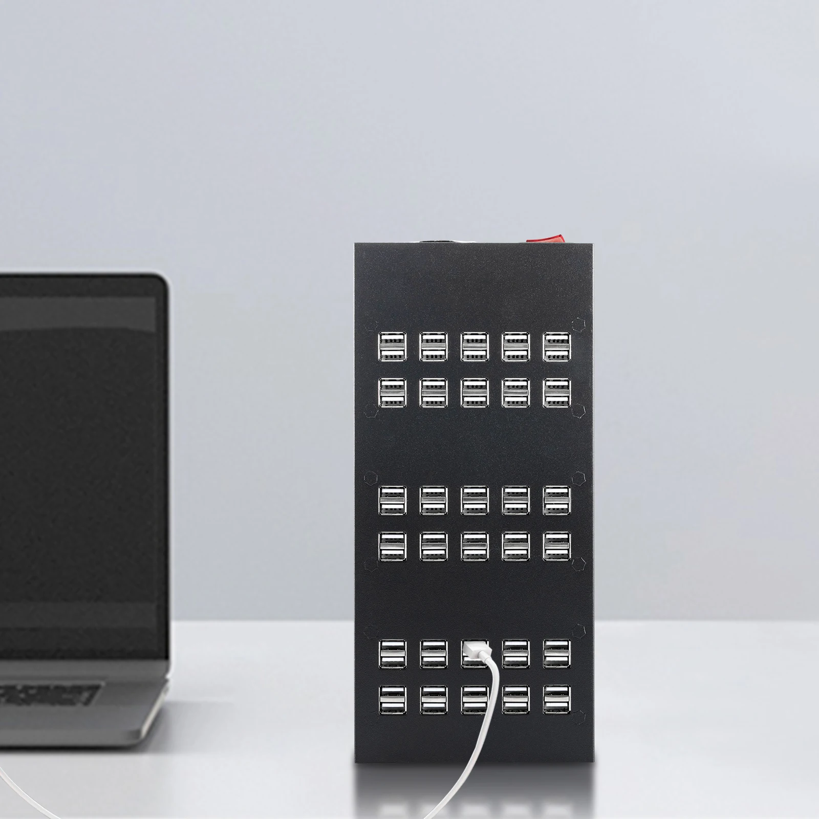 60 Ports USB Charging Station with Intelligent Protection Multi Port USB Charging Station Organizer for Hotel School Malls