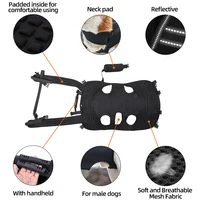 Multifunctional Pet Dog Carrier Backpack Portable Puppy Transportation Bag Medium Large Dogs Comfortable Breathable Shoulder Bag 3