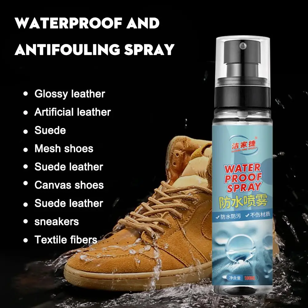 Rain And Stain Spray Protector Spray Stain Shoe Leather Protector Waterproof Suede Waterproofing S K7y8