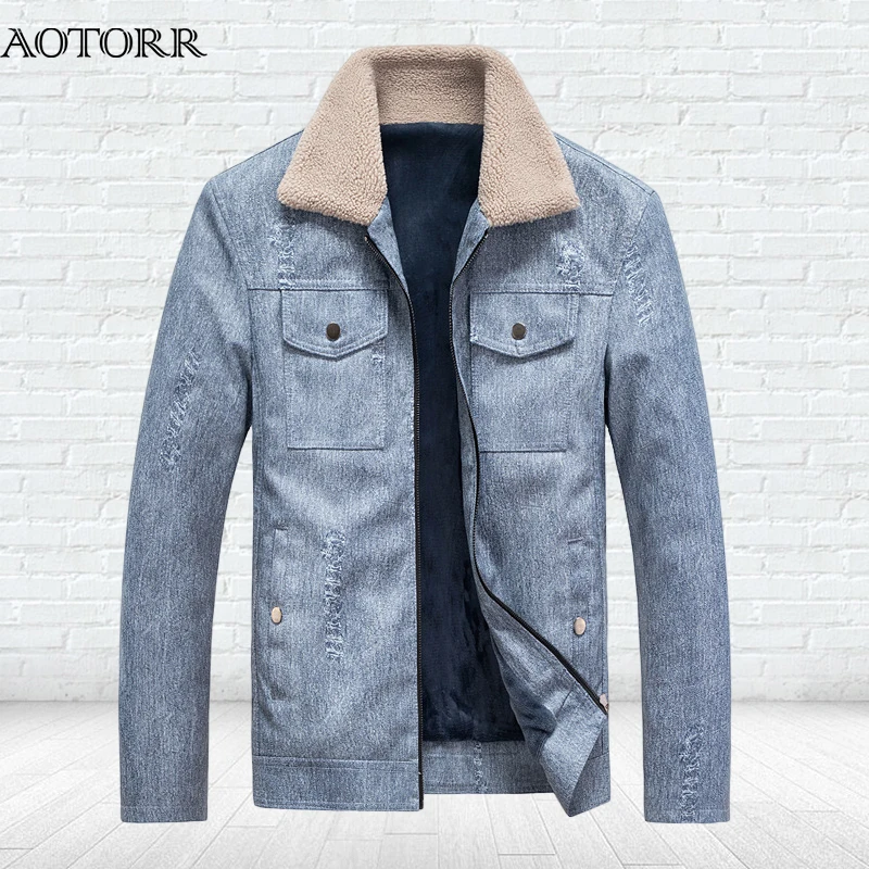 

Paded PU Leather Jackets Men's Casual Fashion Slim Windbreak Fur Fleece Warm Leather Coats Male Autumn Winter Thick Outwear