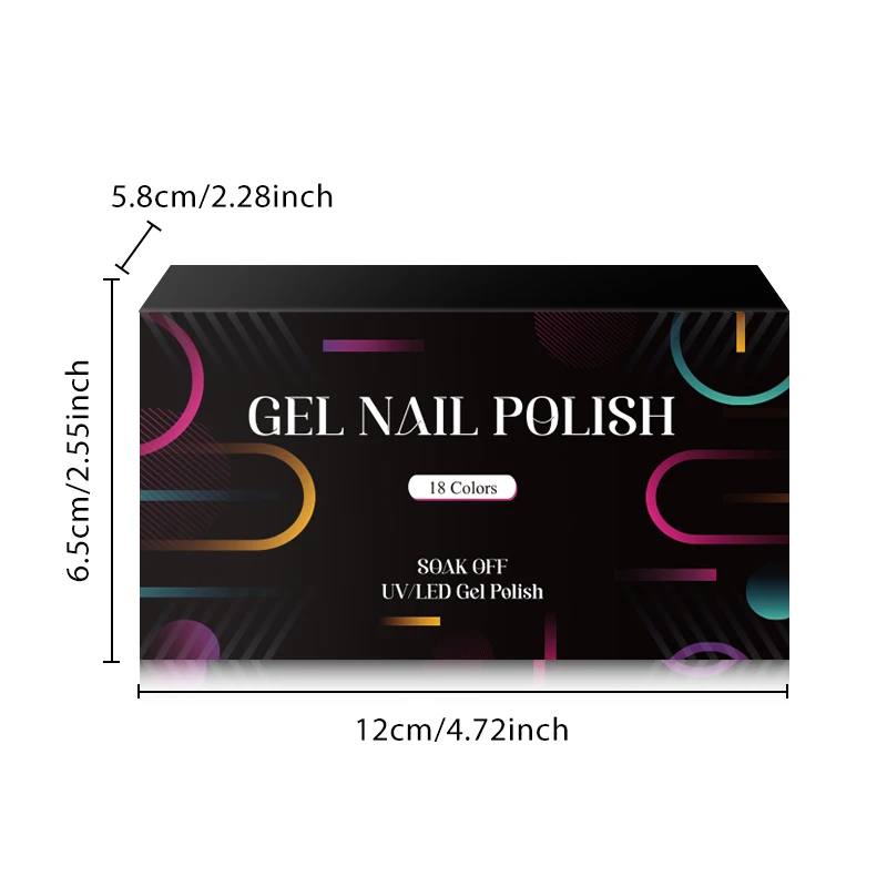 MEET ACROSS 18PCS/SET Extension Nail Gel Nude Pink Milkey White Glitter Semi Permanent Nail Art Gel Finger Prolong Varnish 5