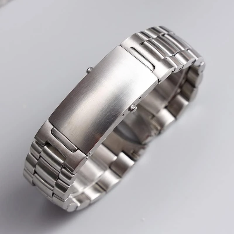 

20mm 22mm Quality 316L Silver Stainless Steel Watch Bands Strap for Omega seamster speedmaster Planet Ocean Belt