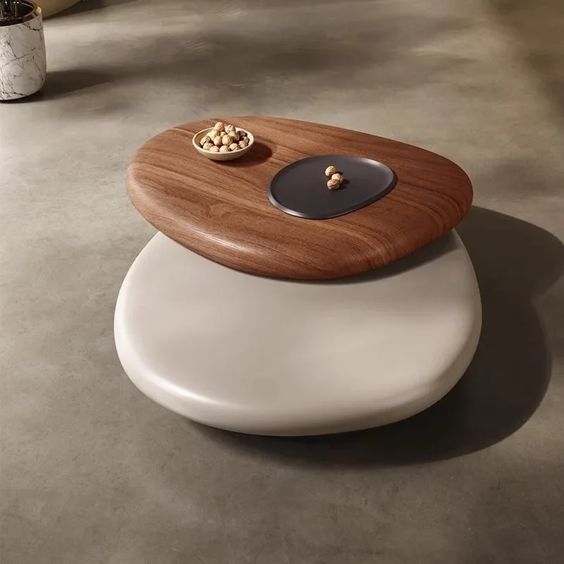 Tavolino da caffè con display irregolare Tavolino da caffè unico multifunzione estetico minimalista Mobili da salone italiani Glam Meuble De Salon