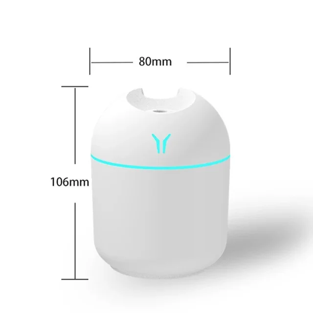 250ML Humidifier Mini Aromatherapy Humidifiers Diffusers For Home Romantic Light USB Essential Oil Diffuser Car Purifier Air 6