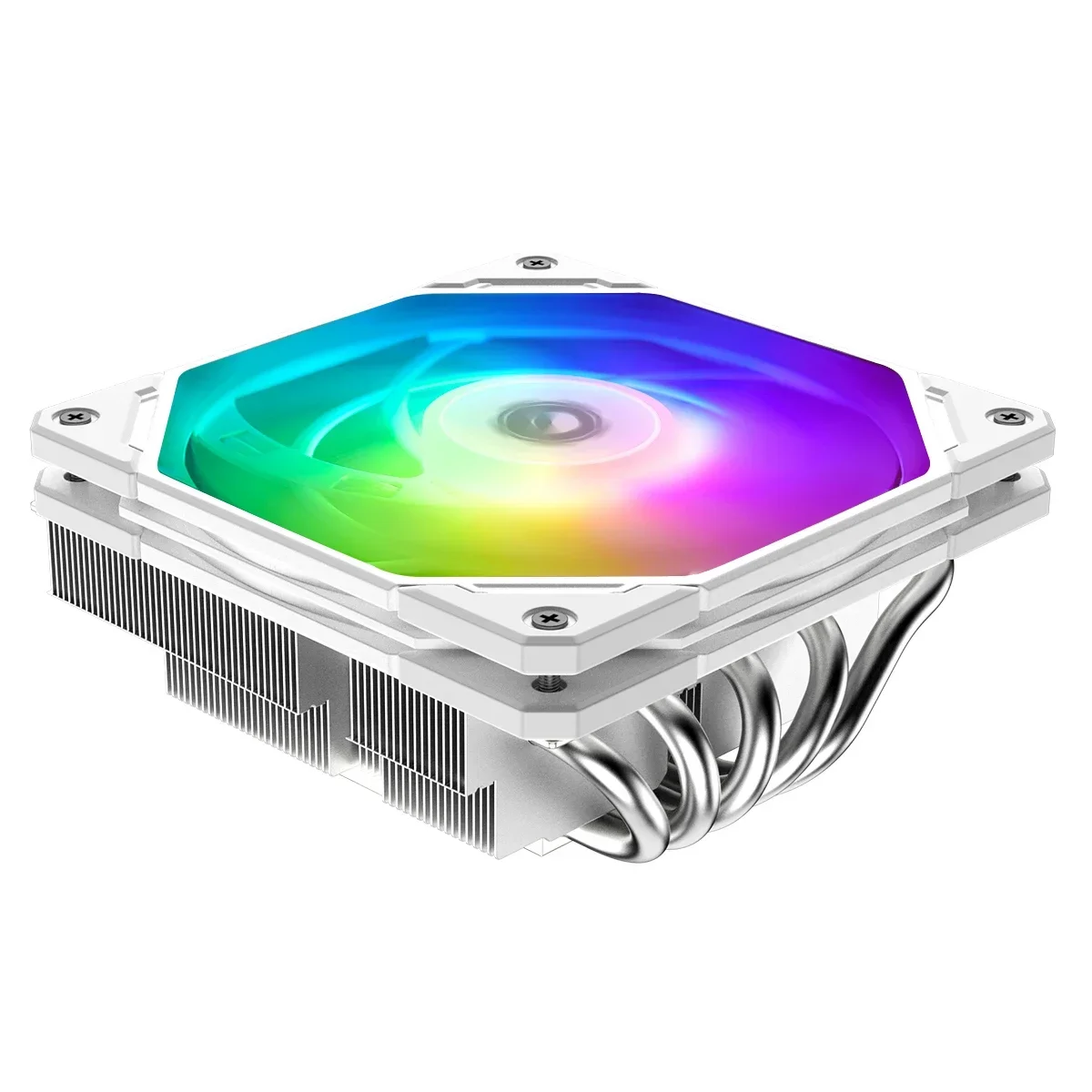 CPU Radiator ID-Cooling IS-55 Black Low Profile LGA2011 LGA1700 1200 115x AM5 AM4 5 Heatpipe 12cm Fan Cooling 55mm Ryzen 7000