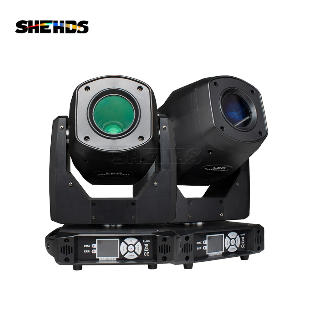 2PCS SHEHDS 160W LED Moving Head Beam Wash Rotating Gobo 3IN1 Light For DJ Disco Wedding Party Stage Light Effect Professional