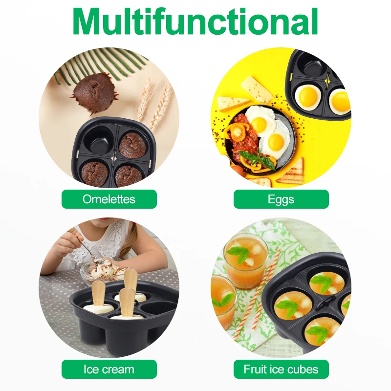 4 In1 Egg Steamer For Thermomix Eggs TM5 TM6 Suitable Food Grade Eggs Steamer Mold Tray Cooking Tool Kitchen Gadgets egg boiler mold cup,egg cooker,silicone egg poacher,egg poacher