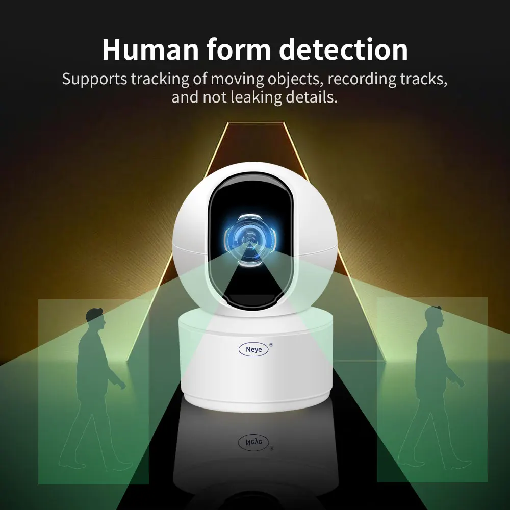 Neye S5 WiFi Smart Camera 8MP 4K Indoor Baby Monitor 360 ° Pan Tilt Automatic Tracking Camera CCTV Bidirectional Audio Camera 5