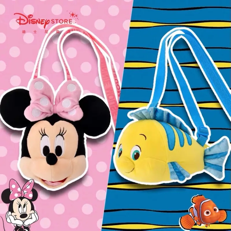 

Disney Flounder Ariel The Little Mermaid Princess Plush Stuffed Dolls Cartoon Animation Kawaii Chubby Pillow Gift for Child Girl