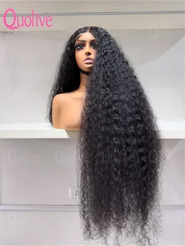 30 40Inch Curly Human Hair Wig Deep Wave 13x6 Hd Frontal Lace Wigs 4x4 5x5 Water Wave Glueless Wigs Human Hair Ready To Wear 360