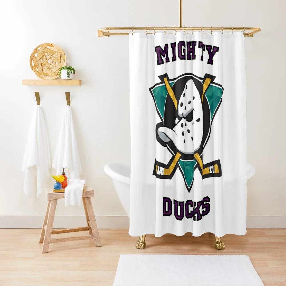 

Mighty Duck Merch Funny Boy Girl Shower Curtain For Bathroom Curtain