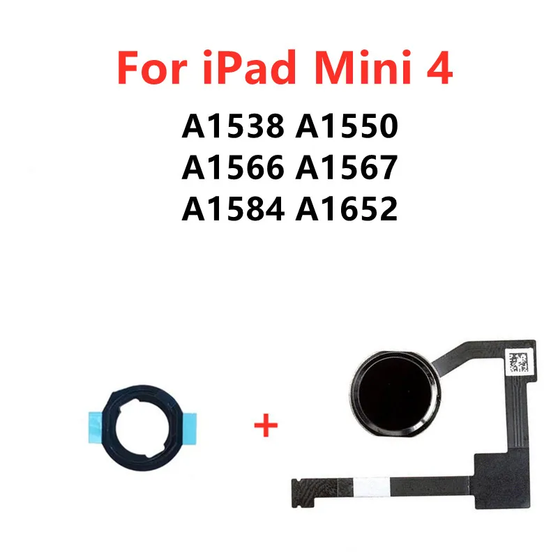 Menu Sensor Ribbon Fingerprint Touch Id Per Ipad Mini 4 Air 2 Pro 12.9 2015 Back Home Button Assembly Flex Cable Sticker