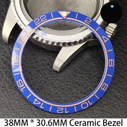 Elegant 38mm Ceramic/Aluminum Bezel GMT & Diving Watch Insert (NO.199 Ceramic)