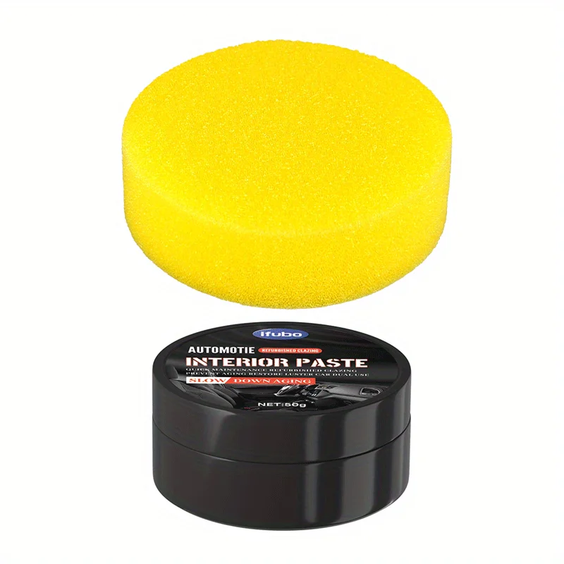 Leather cream for car interior care, non-greasy, suitable for sofas, car seats and handbag restoration 5