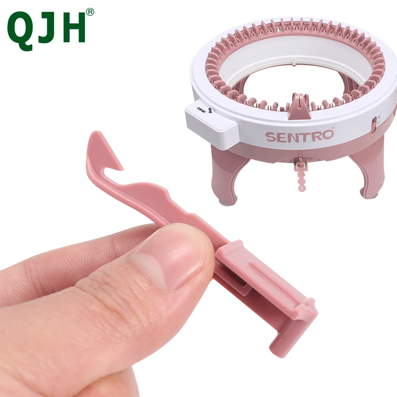 QJH 10Pcs Knitting Machine Parts For 22/40/48 Needle Knitting Machine Parts Red White Hook, Crochet Thread for Crochet