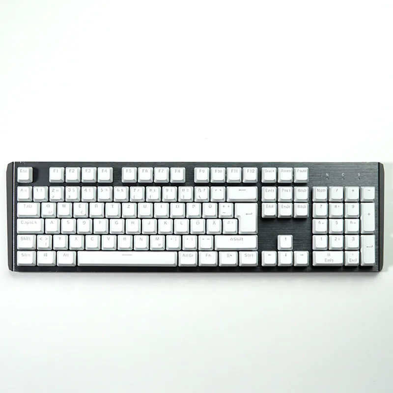 Chave Abs Alemão Keycaps Transmissão Luz Oem Perfil 61 87 104 Layout para Cherry mx Axis Teclado Mecânico 108 - Imagem 6