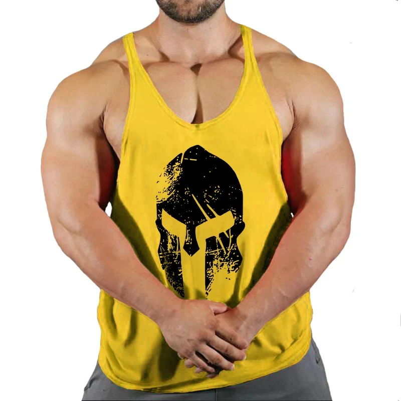 Muscular Man Gyms Men's Clothes Tank Top Vest Gym Bodybuilding and Fitness Stringer Clothing Workout Brand Singlets Shirt Muscle - Image 6