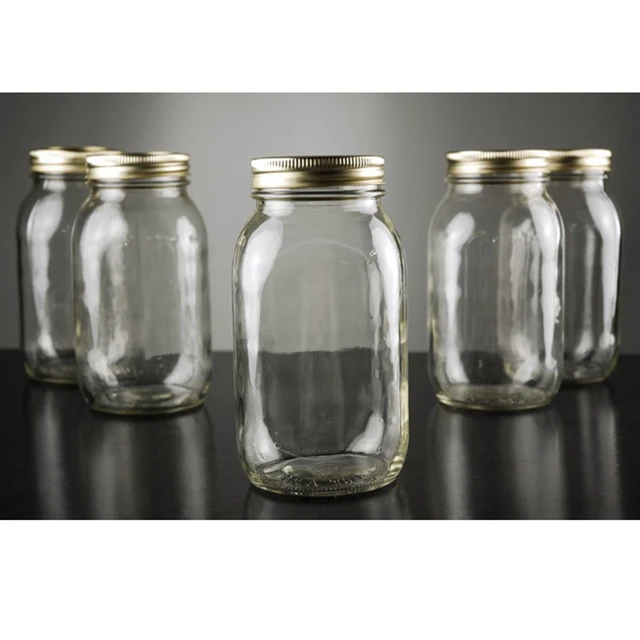 NEW!1 Gallon Mason jar Glass Beverage Drink Dispenser with Metal  Lid,USD35.00 /PC