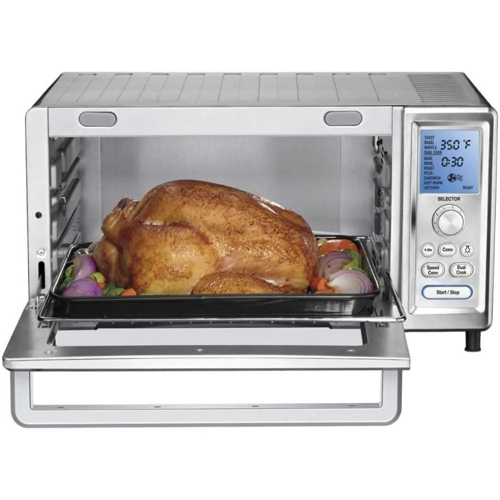 Convection Toaster Oven, Stainless Steel, 16.93"D x 20.87"W x 11.42"H 5