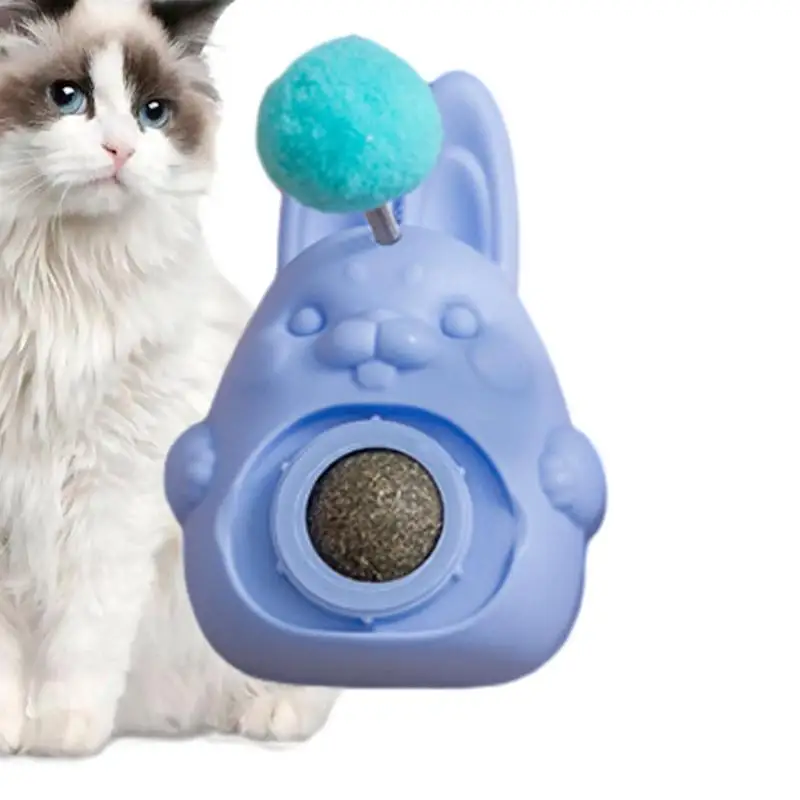 

Rotatable Catnip Wall Ball Toy Animal Shape Roller Ball Cat Treat Teeth-cleaning Ball Toy For Cat Bite Lick Chew Playing Toys ​​