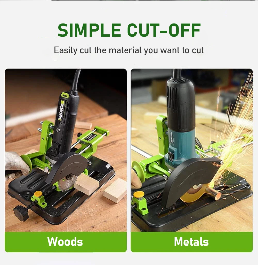 Angle Grinder Multifunctional Bracket Holder 45° Adjustable Cutting Tool Accesso