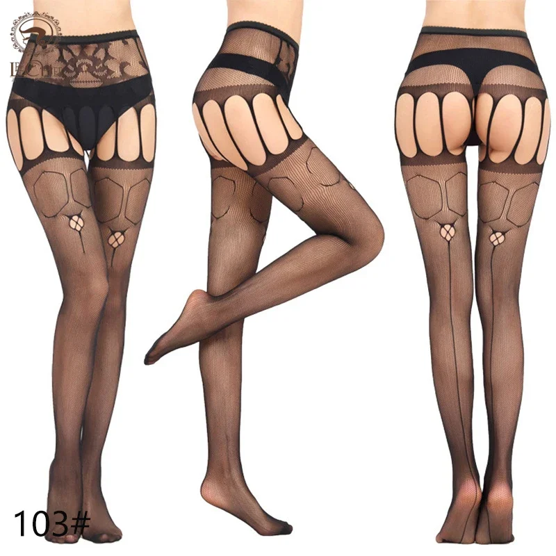 Women Sexy Lingerie Pantyhose Erotic Stockings Medias Hombre Mesh Open Crotch Fishnet Panty Bottoming Lntimate Goods For Sex sexy lingerie