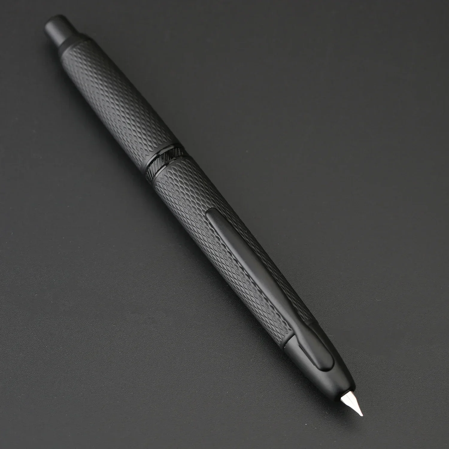 Majohn A1 Retractable Fountain Pen – Fine Stainless Steel Nib, Metal Body, With Converter