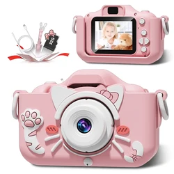 Children Toys Camera Digital Camera Kids Projection Video Camera Outdoor Photography 32GB Gift For Kids  Camera Set