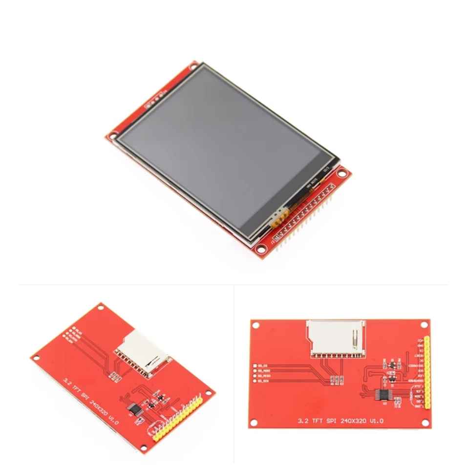 3.2 Inch SPI Serial Port LCD Screen TFT Display Screen Color Module 240*320 ILI9341 with Touch lcd display module