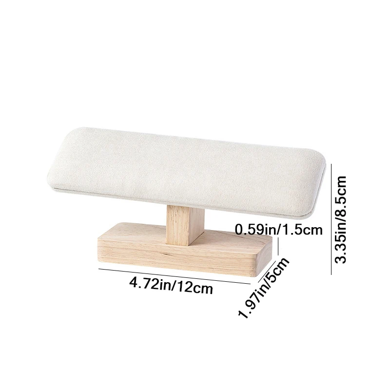 Watch Display Stand 1Pc Wooden Watches Display Stands Base Watch Necklace Bracelet Organizer Rack Bangle Scrunchie Headband Showcase