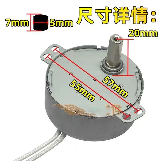 DC6V-24V TYC-50 TYC49 TYJ50 50TYZ Plastic Gear Synchronous Motor - Foto 6