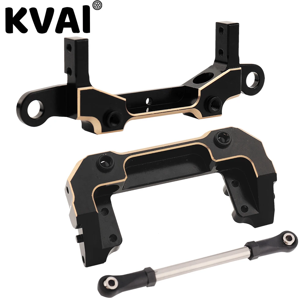 

Black Heavy Duty Brass Front or Rear Bumper Servo Mount for SCX10 III 1/10 RC Crawler Toys Car Scale Trail Truck Upgrade Parts