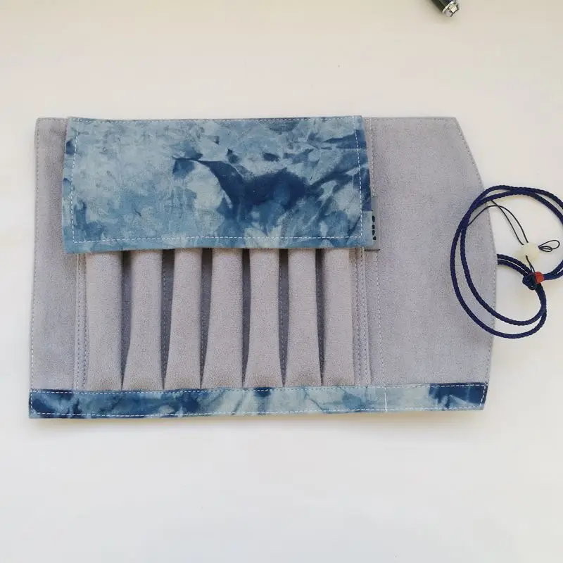 빈티지 롤백 연필꽂이 귀여운 필통 7홀 팩