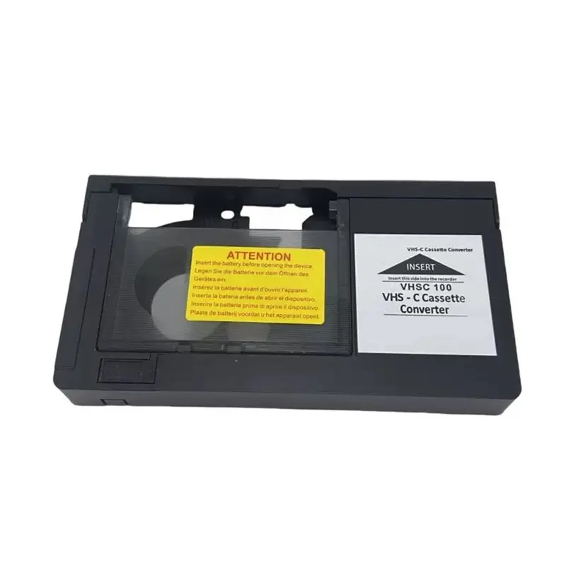 HJ-VHS-C For JVC For RCA Panasonic VHS To VHSC SVHS-C Cassette Converter Not 8Mm/Minidv/Hi8