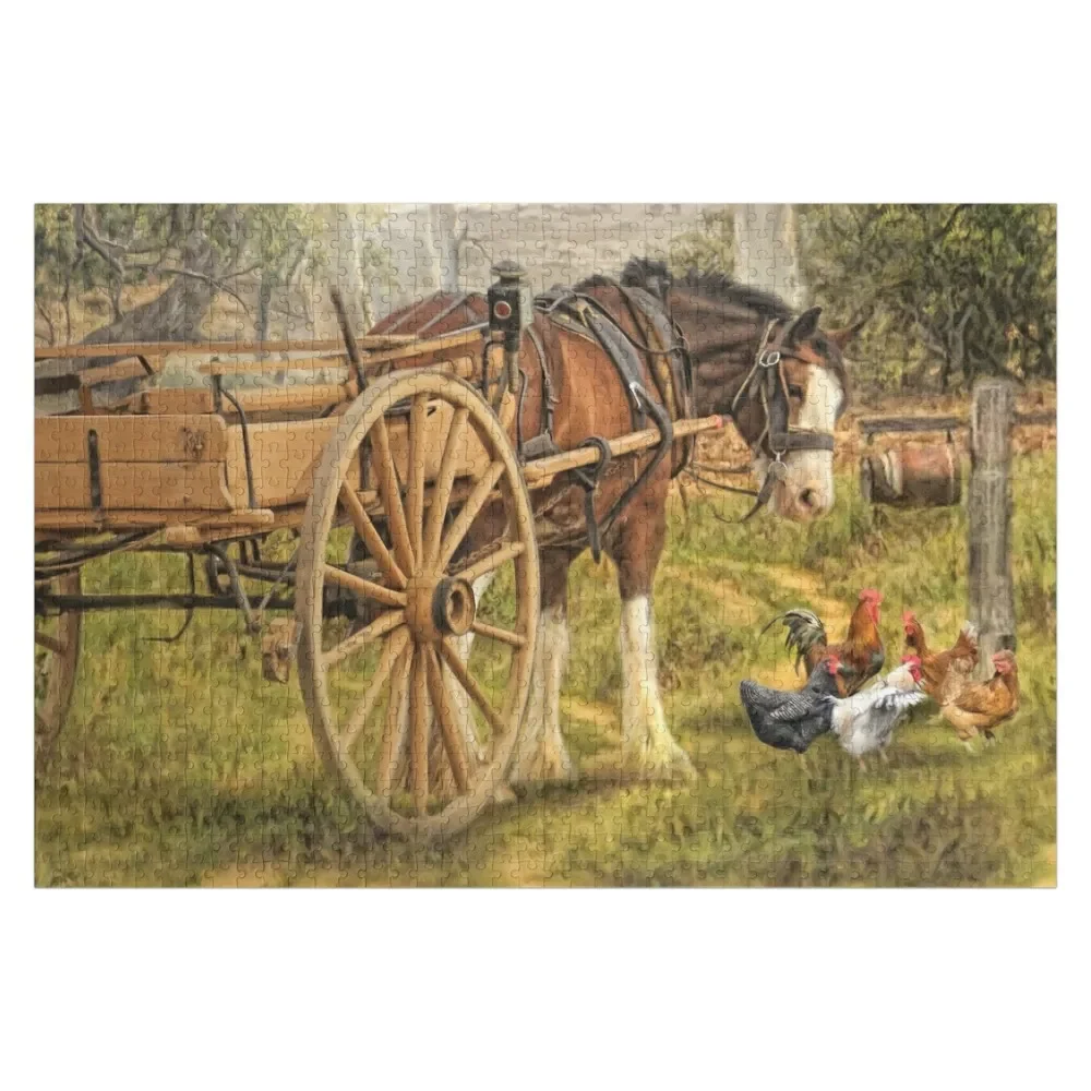 

A Little Bit Country Jigsaw Puzzle Wood Animals Game Children Puzzle