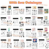 Birthday Mom Dad Day New Stamps And Dies 2026 Catalog Scrapbook Diary Decoration Summer Stencil Stamping Dies Labor Kids Crafts