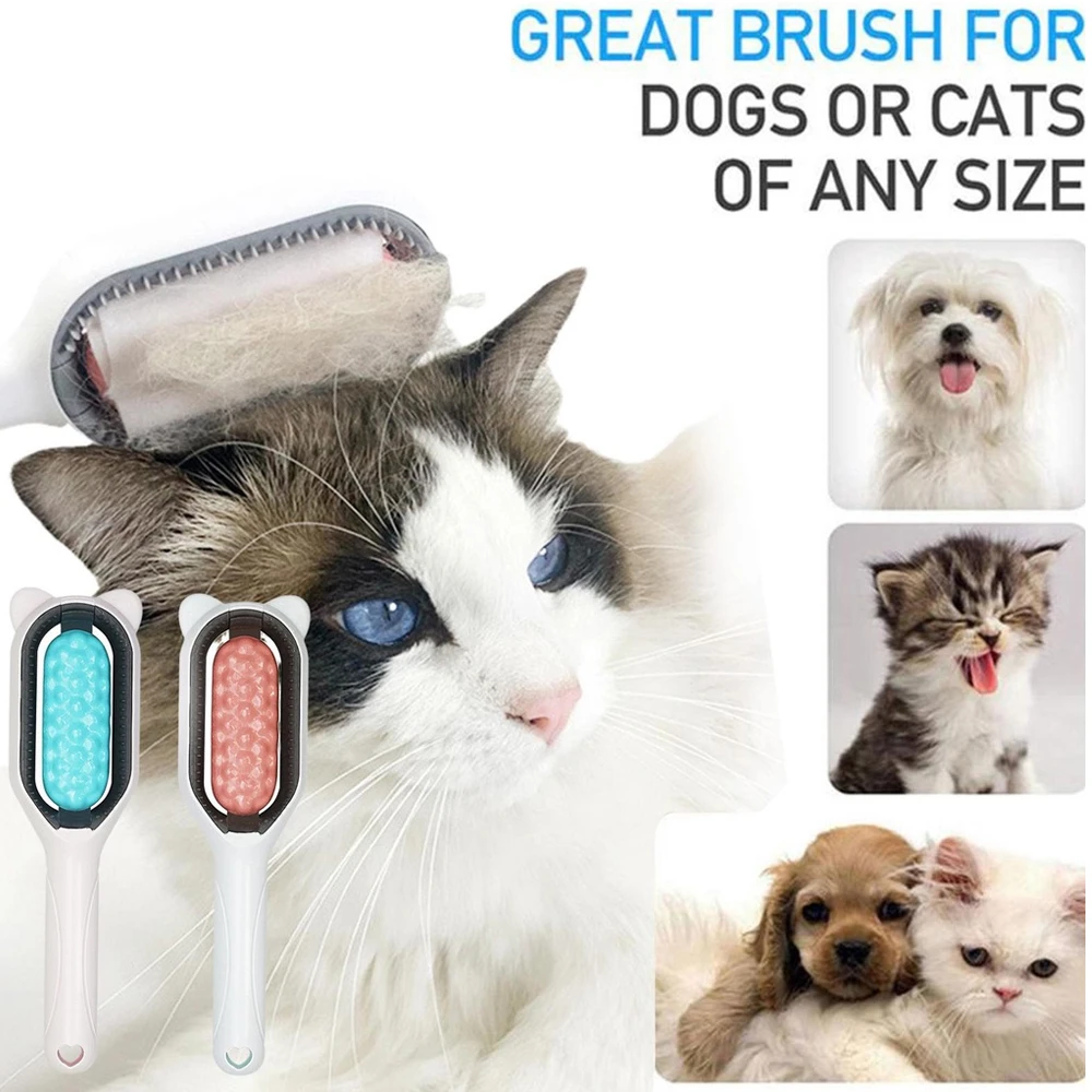 Multifunctional Pet Deshedding Brush Silicone Dog Brush Cat Grooming
