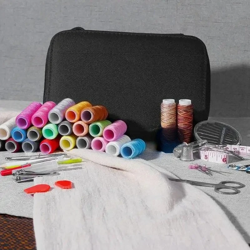 Sewing Kits 2 Sizes DIY Sewing Kit Multi-function Sewing Box Set for Hand Quilting Stitching Embroidery Thread Accessories