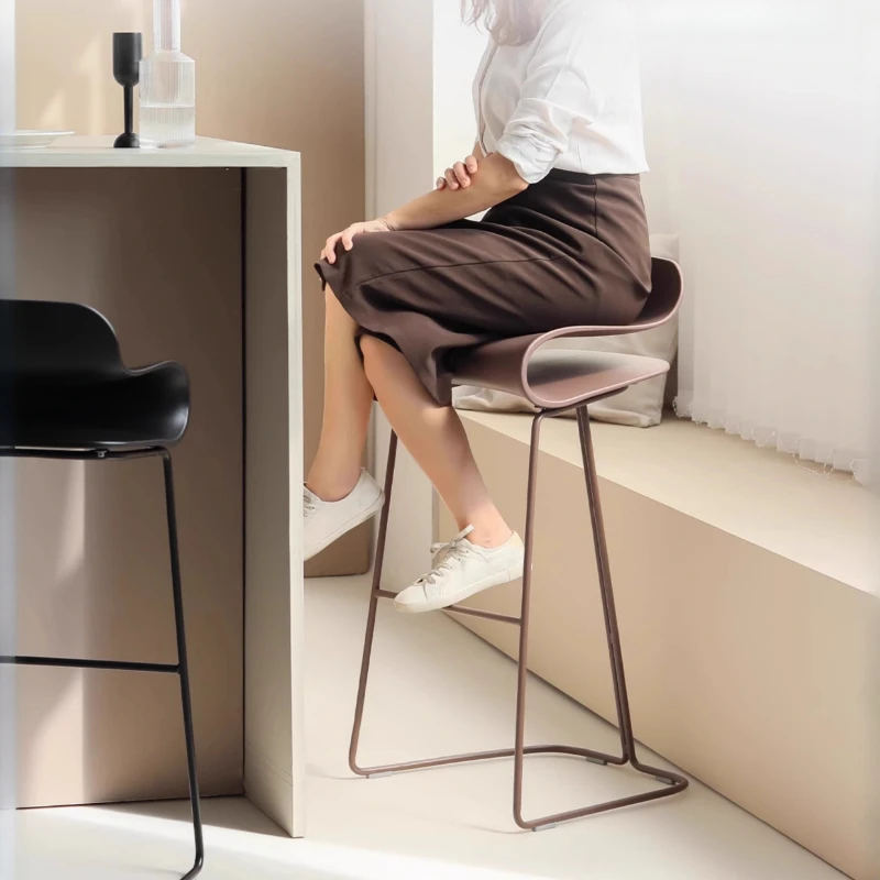 Minimalist Fashion Bar Stools Sturdy Modern Nordic Designer American Library Island Metal Home Furniture