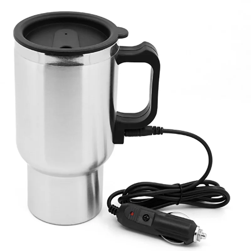 

Car Electric Kettle In-car Travel Thermoses Heating Water Bottle Heating Cup for Water Tea Coffee Milk Car Kettle Thermos