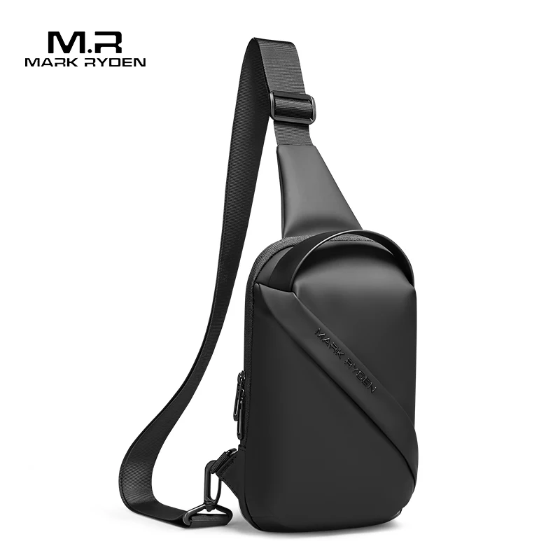 Mark Ryden Men Bag Oxford Sling bag 7.9 inch Male Chest Bag Crossbody For Man Moto Biker Shoulder Bags Black New Fashion nylon crossbody bag crossbody bag soft leather crossbody bag shoulder bag