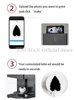 HomeWise Automatic Latte Art Machine Coffee Latte Printer Coffee Printer Pattern Printer Food Surface Printer Caramel 110V-220V 5