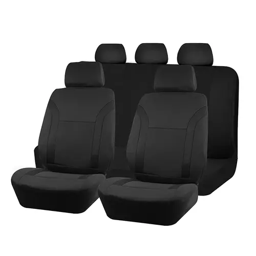 AUTO PLUS Sports Universal Polyester Car Seat Cover Set Fit Most Car Plain Fabric Bicolor Stylish Car Accessories Seat Protector - Image 41