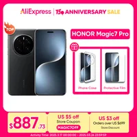 【World Premiere】Global Version HONOR Magic7 Pro 5G Smartphone Magic 7 Pro Snapdragon 8 Elite 120Hz OLED Screen 100W Fast Charge 1