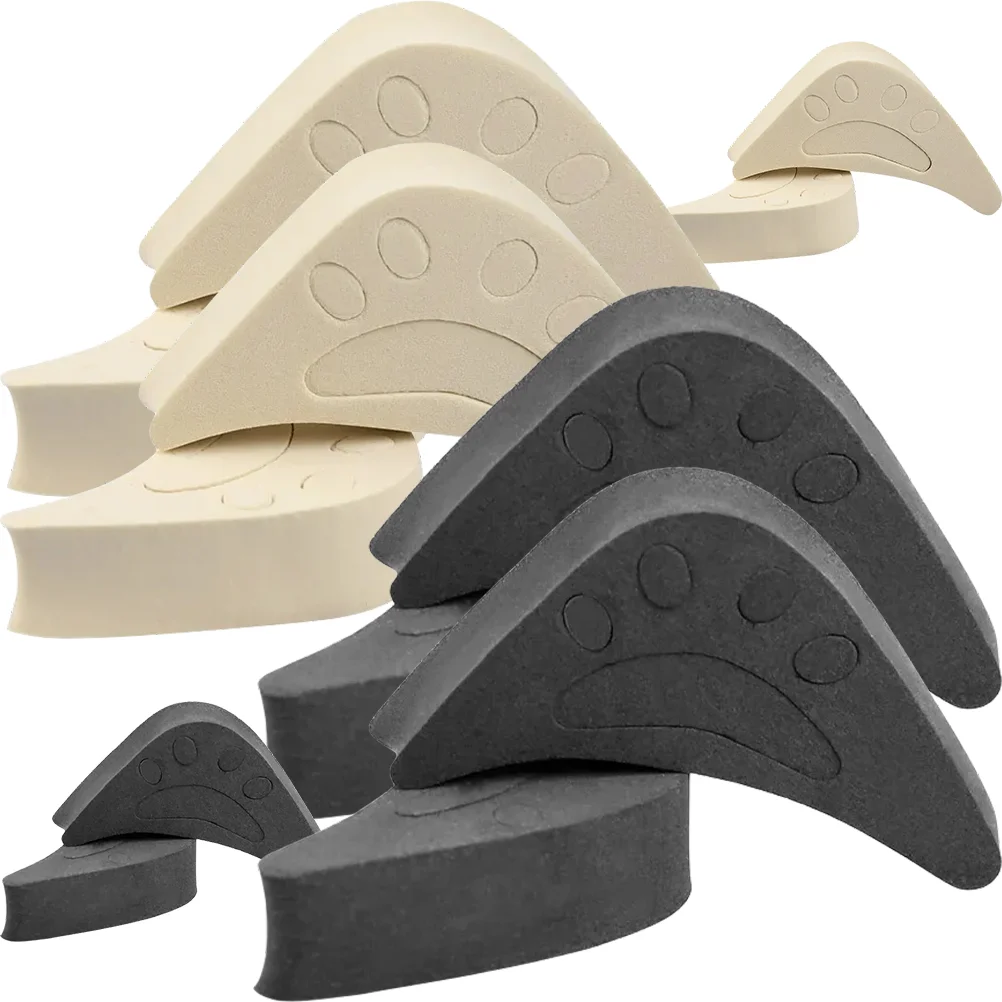 

6 Pair Toe Plug Adjustment Pad Shoe Filler for Too Big Shoes Women Inserts Fillers Head Cushion Pointed Adjustable