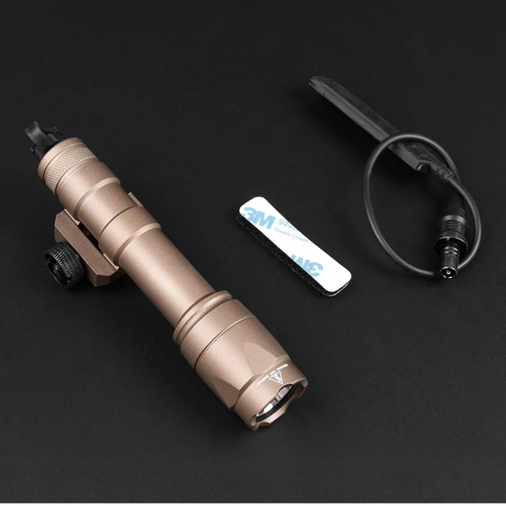전술용 M600C M300A LED 손전등 압력 리모트 스위치 무기용 라이트 아웃도어 사냥용 20MM 레일 적합